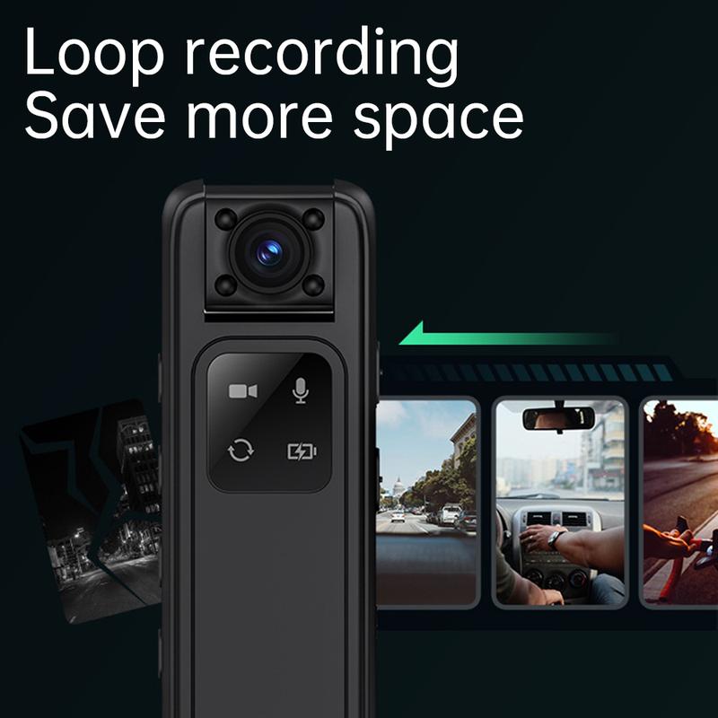 Product Introduction of 2K Ultra HD Sport Camera Wearable Portable Body Camera Infrared Night Vision Home Security Video Recorder 128G Memory Card Outdoor Camera Dash Cam Car Motorcycle 10
