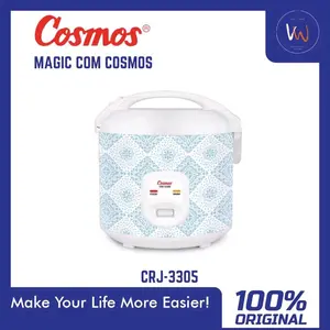 Magic Com Cosmos CRJ-3305 Kapasitas 1.8 Liter / Penanak Nasi / Rice Cooker