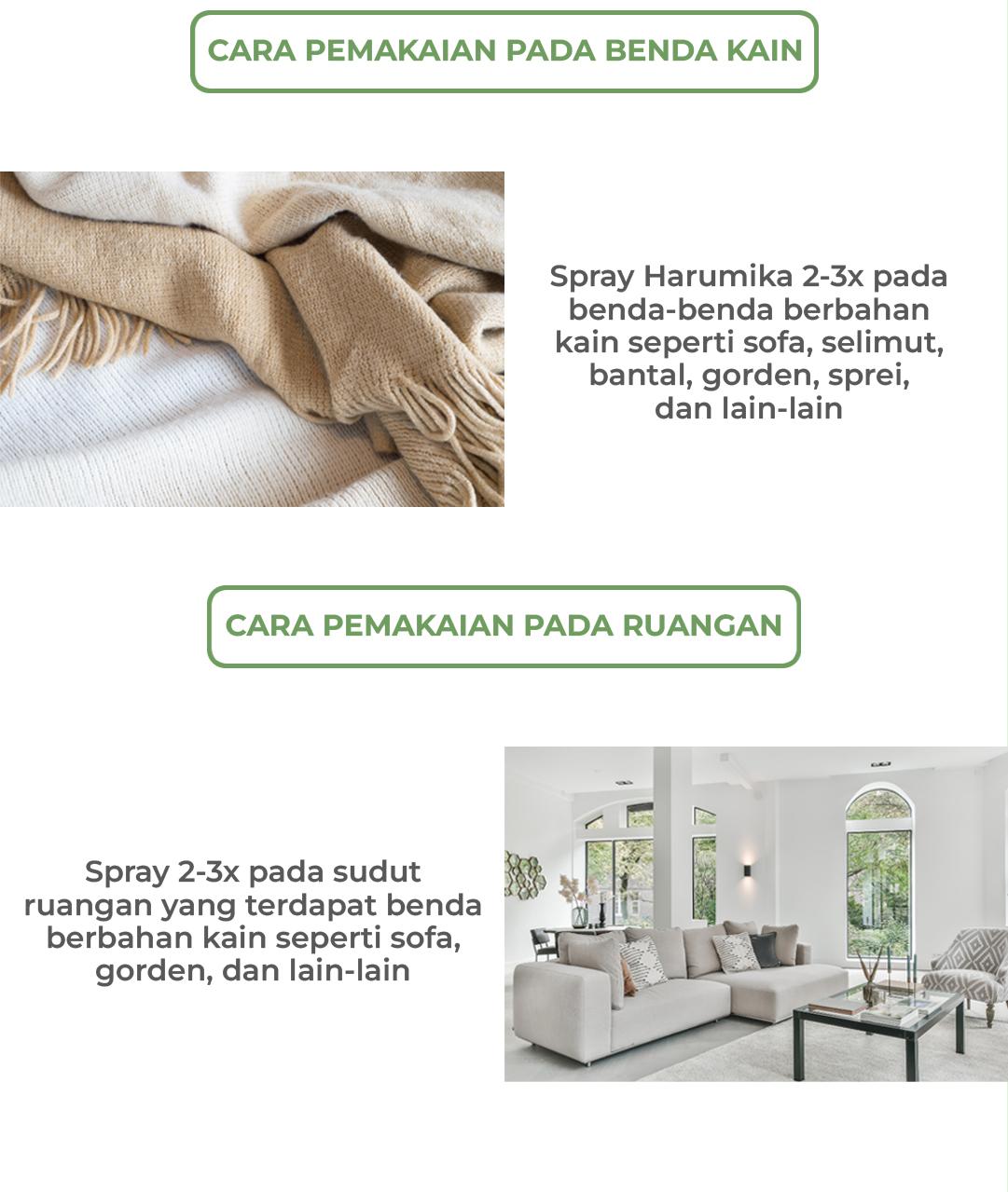 HARUMIKA ROYAL PARIS LINEN SPRAY & ANTI BACTERIAL HARUMIKA ROYAL PARIS LINEN SPRAY & ANTI BACTERIAL