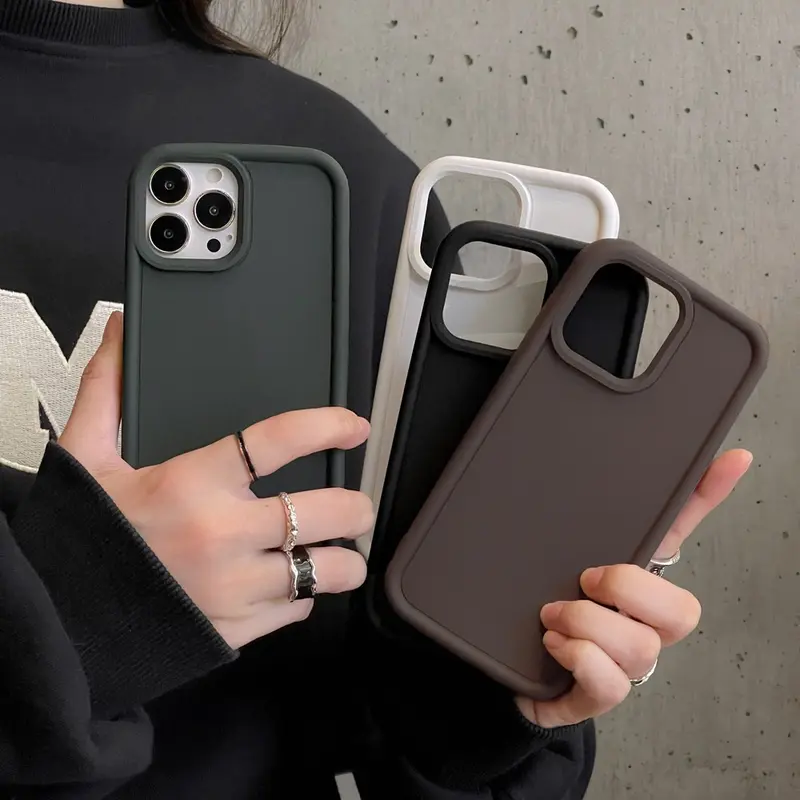 SoftCase Candy Color IPH Case Anti-Fall Untuk IPH 15 14 13 12 11 Pro Max X XR Xs Max 7P 8P Casing 6