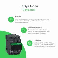Promo CONTACTOR SCHNEIDER ELECTRIC TESYS D 3P 15kW 32A AC-3 380/415V ...