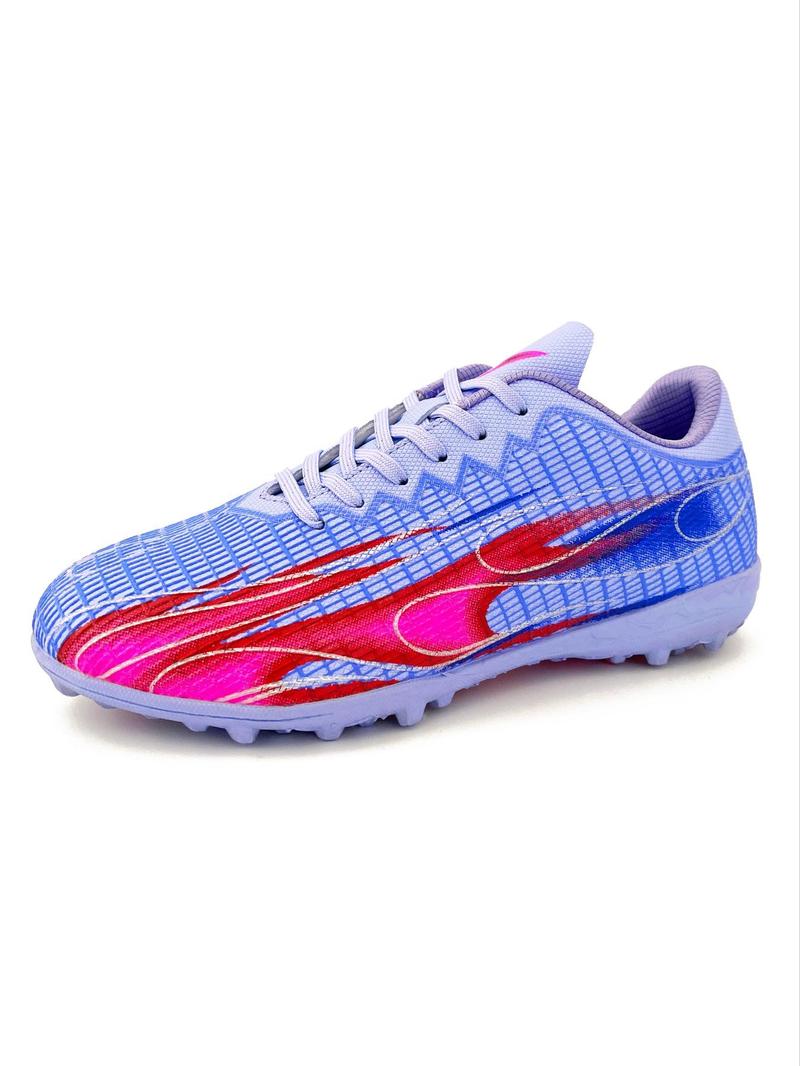 Product Introduction of Men's Colorblock Lace Up Soccer Shoes, Breathable Comfortable Football Shoes, Professional Football Cleats for Outdoor Training & Competition 8