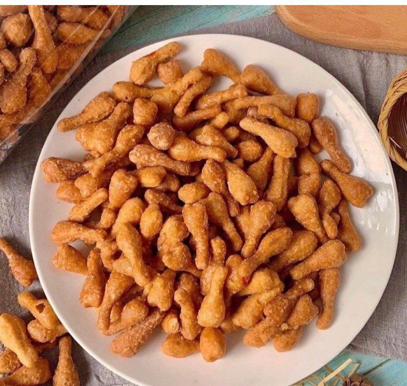  1KG ĐÙI GÀ SẤY PHÔ MAI BƠ SỮA THƠM NGON GIÒN TAN 