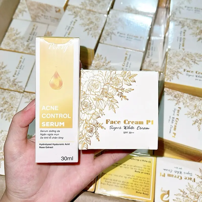 Kem Face Cream P1 Ponry Hỗ Trợ Dưỡng Da Làm Đẹp Da Skincare Chăm Sóc Da  Nữ Women Dưỡng Ẩm Da 4