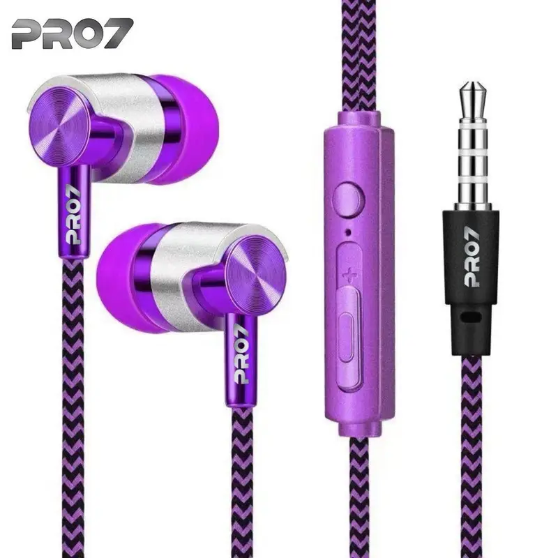 [LUCELL] Headset [pro7777] Wired Earphone Bass Compatible For All Phone 2