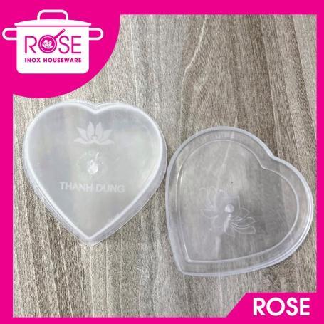 Hũ bánh flan THANH DUNG TRÁI TIM ( 50 hủ ) - Hủ làm bánh flan, Caramen trái tim có nắp CAO CẤP chịu nhiệt