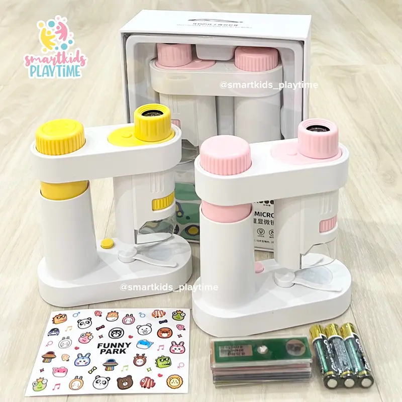 Kids Real Educational Microscope Zoom 80-160X Mainan Edukasi Anak 0