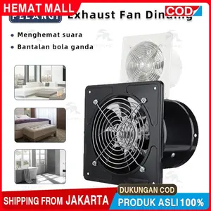 4/6 Inch Kipas Exhaust Ventilasi Dinding Exhaust Fan Dinding Exhaust Fan Dinding 6 Inch Kipas Exhaust Ventilasi Dinding Booster Fan Wall Duct Fan Kipas Angin Plafon 4 Inch Exhaust Fan Kipas Angin Plafon 4 Inch kipas atap