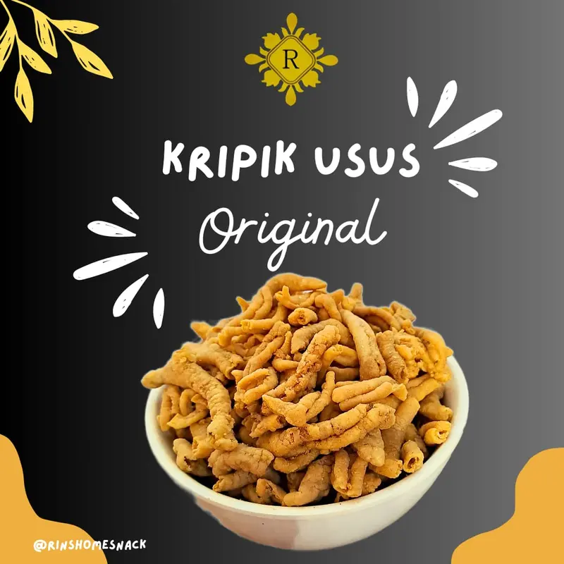 Kripik| keripik Usus Ayam Crispy Original 1kg camilan cemilan 0