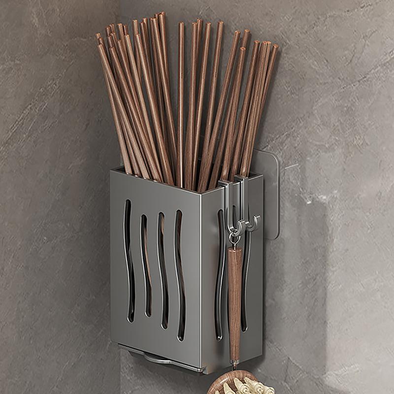 Product Introduction of Giá Để Dụng Cụ Nhà Bếp, 1 Cái, Đa Chức Năng, Thoát Nước, Giá Để Đũa, Treo Tường Hoặc Đứng Độc Lập, Hộp Đựng Dao Kéo, Làm Bằng Nhựa 25