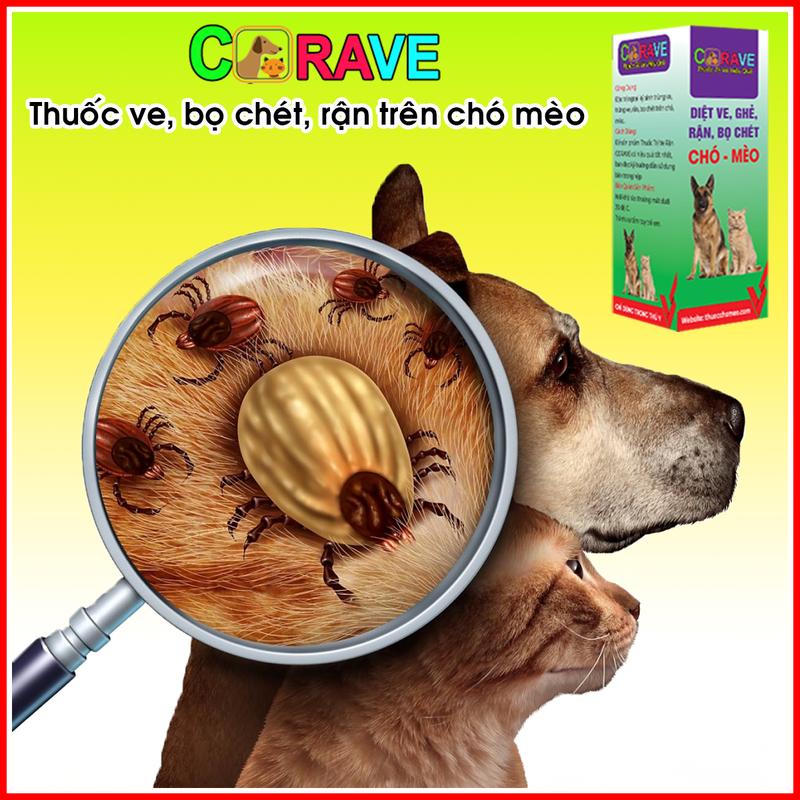 THUỐC DIỆT VE RẬN BỌ CHÉT CHÓ MÈO