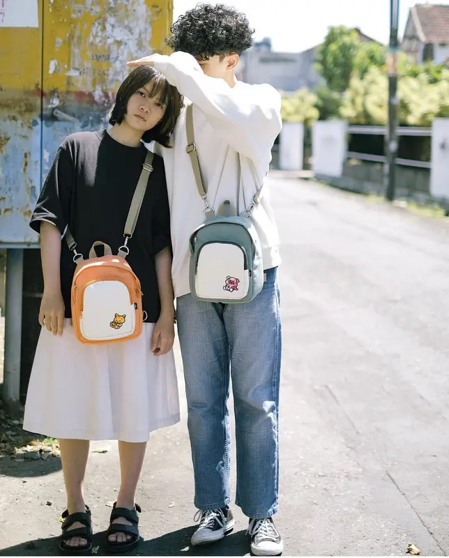 CRSL Frank Bag | Mini Ransel Backpack 3 in 1 | Tas Kecil multifungsi Kanvas Wanita 1