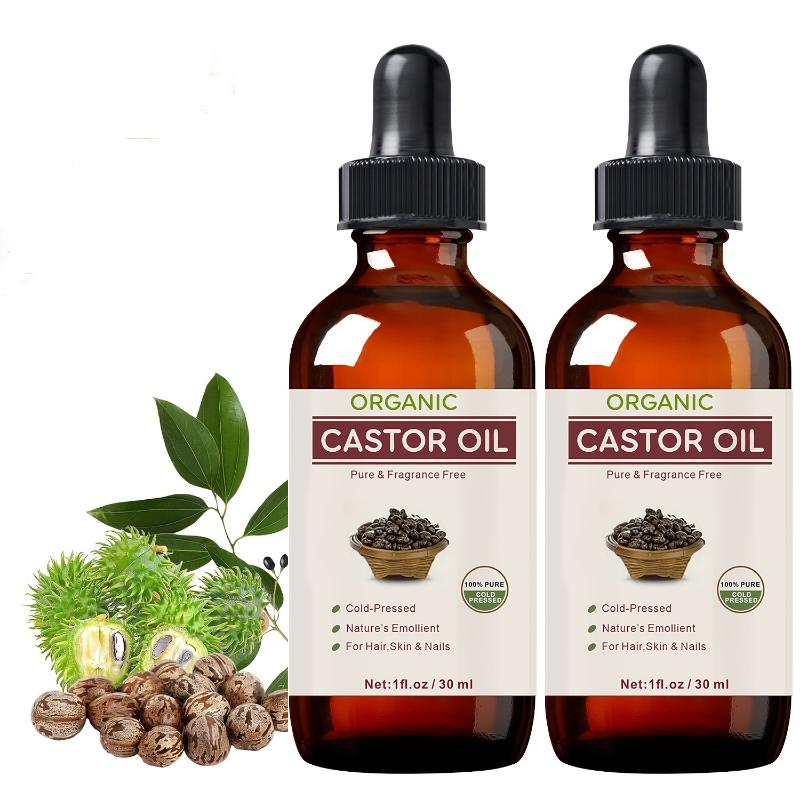 Product Introduction of 1pc Pure Castor Oil, Pure, Cold Pressed, Hexane Free. Care For Eyelashes, Eyebrows, Hair. Skin Moisturizer & Hair Treatment Helps Hair Care 1.01oz Per Bottle. Haircare Comfort Moisture Hydrating Hydrate 17