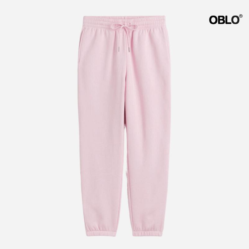 OBLO Sweatpants Celana Jogger Polos Unisex Pria dan Wanita Fleece Sport 1