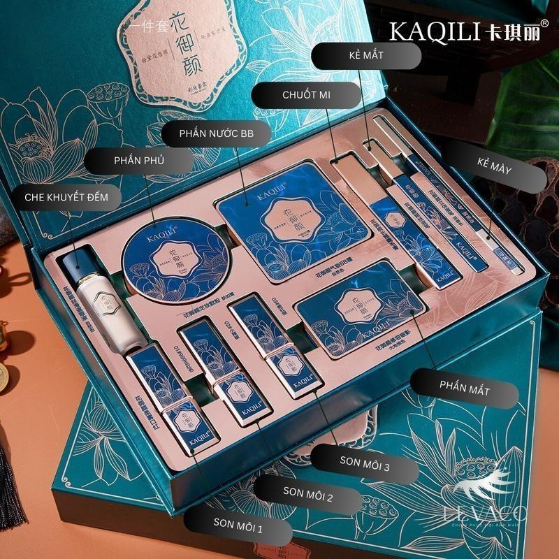 Product Introduction of Bộ Trang Điểm Nội Địa Trung Làm Đẹp Makeup Chăm Sóc Sắc Đẹp Quà Tặng Cá Nhân KAQILI 10 Món LEVALASO Son Mascara Cosmetic Mỹ Phẩm 1