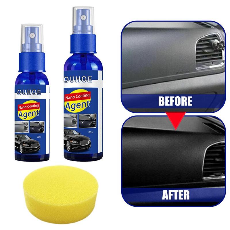 Product Introduction of Automotive Plastic Repair Coating Agent Automotive And Exterior Cleaning 30/100ml+sponge H4U4 29