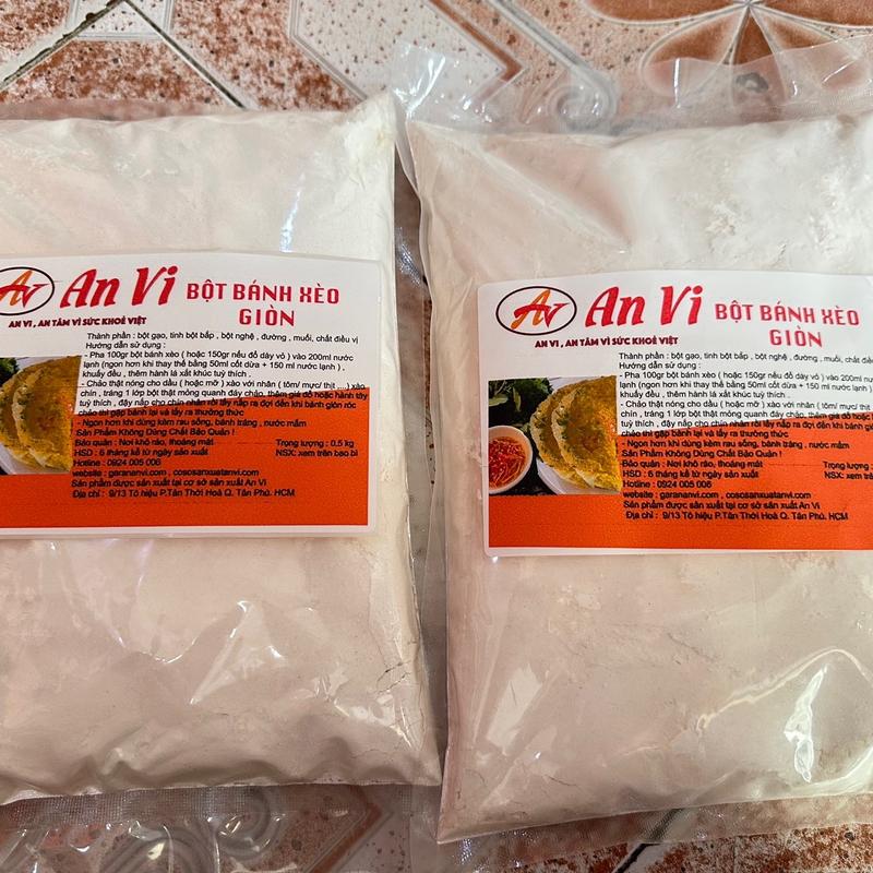 Bột bánh xèo trộn sẵn An Vi 1