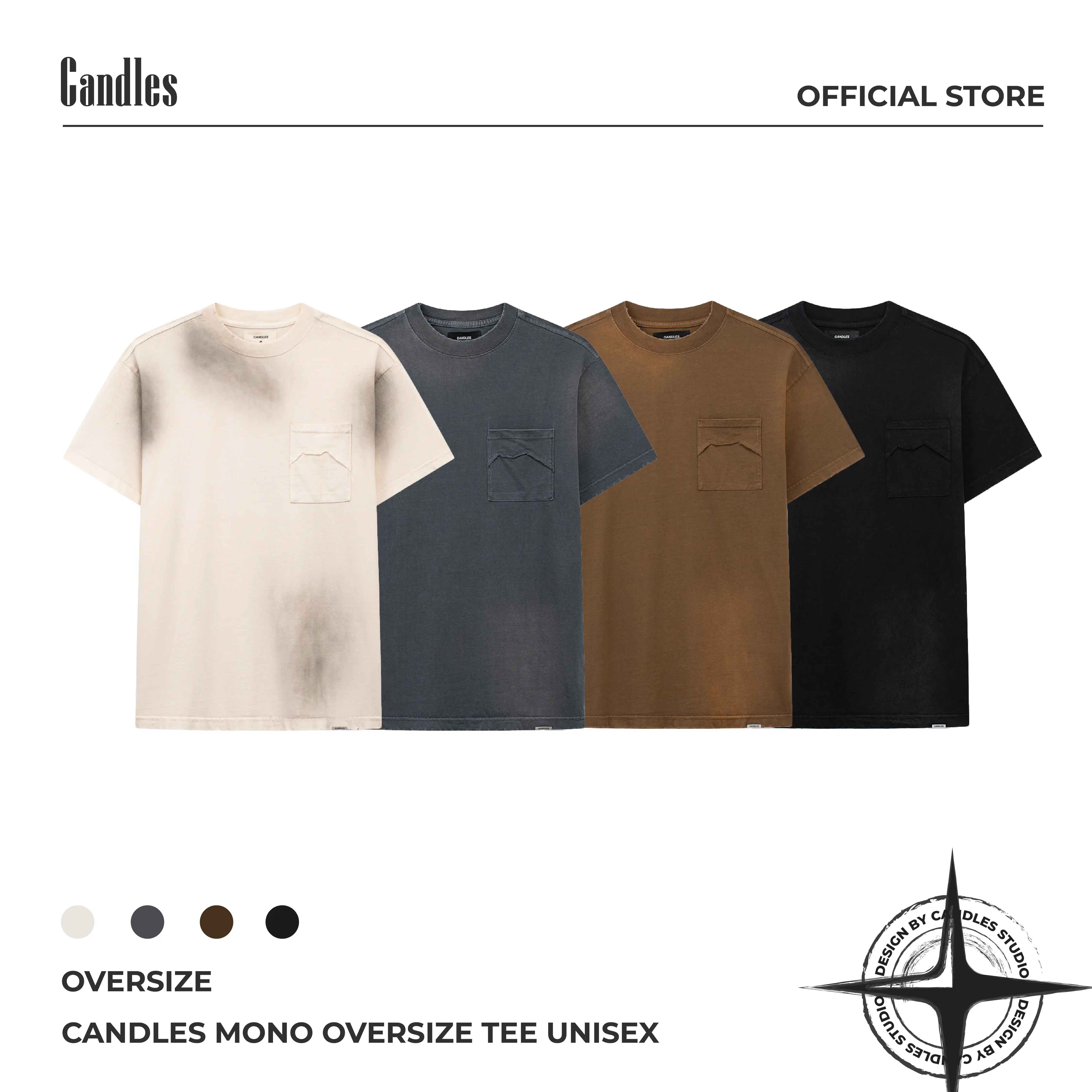 Áo thun Candles Mono Tshirt