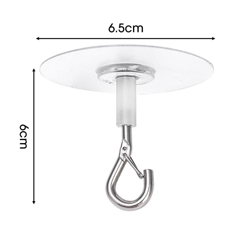 Product Introduction of Self-Adhesive Ceiling Hooks Strong Bearing Sticky Holder Kitchen Wall Key Hangers for Hanging Plants 33