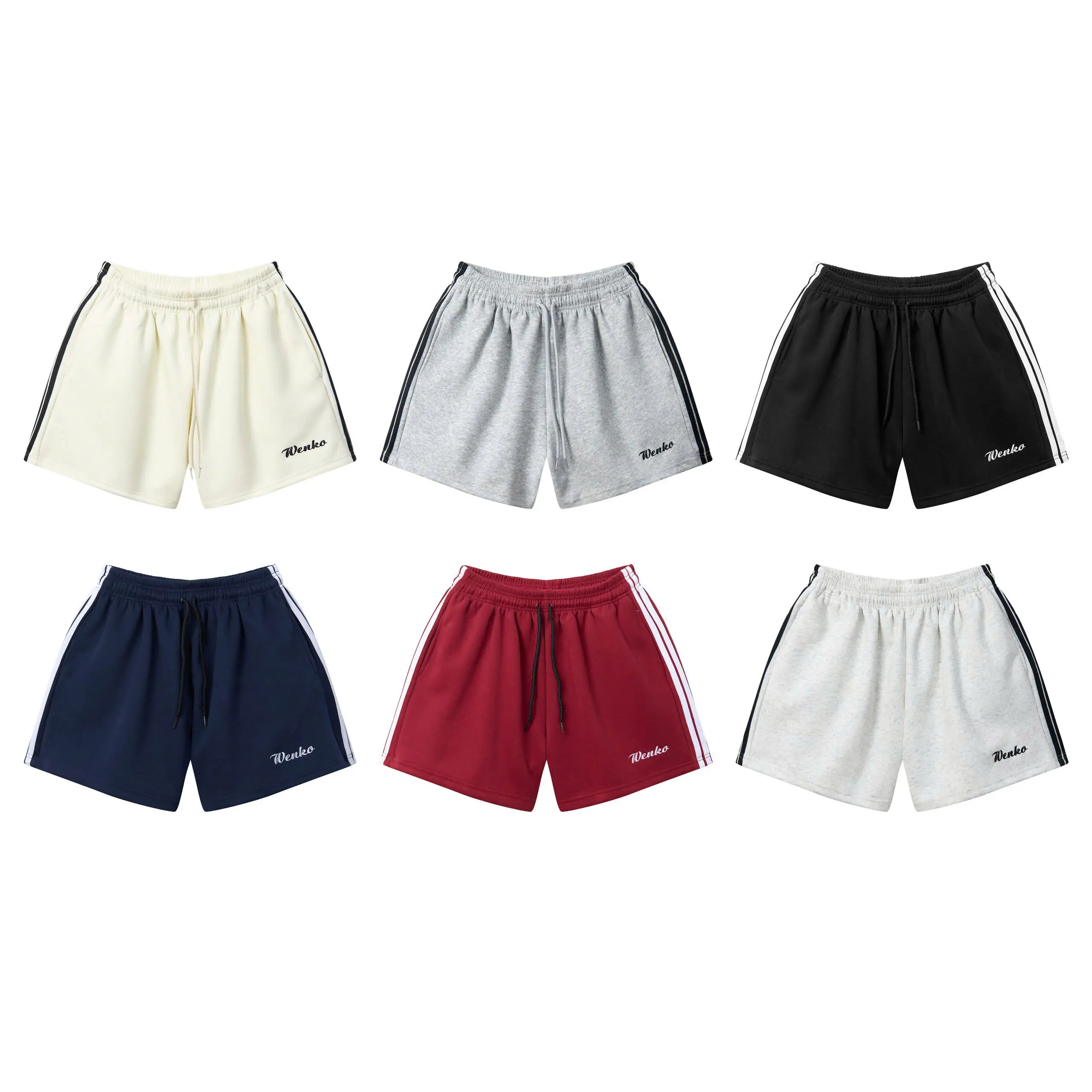 Quần đùi WENKO, chất vải nỉ  2 da dày dặn, mặt vải mềm mịn chống xù Nam Menswear