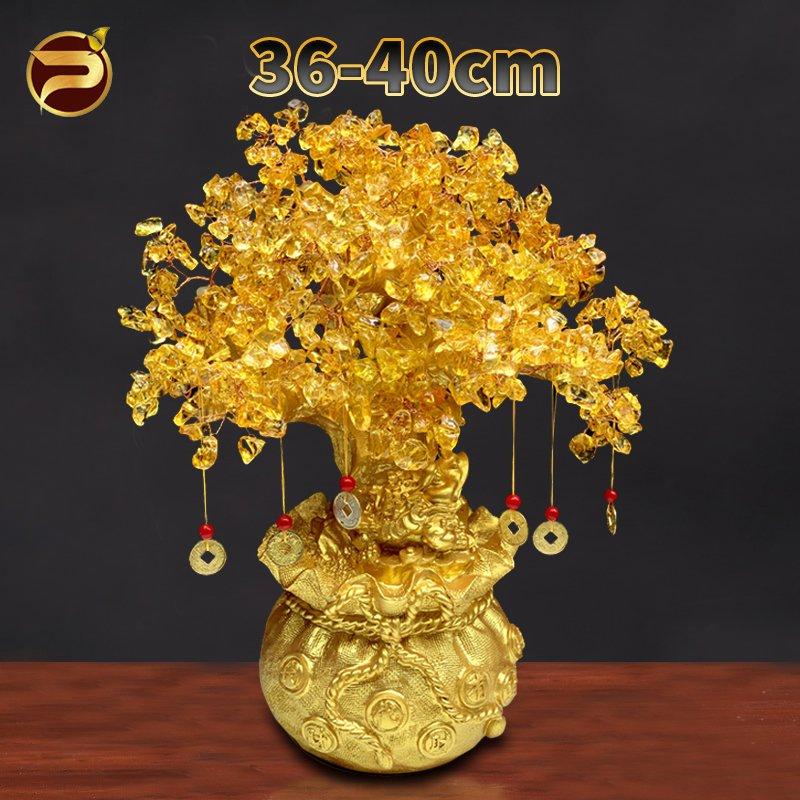 lô Cây Trang Trí Đồ Trang Trí Phong Thuỷ Quà Tặng Tân Gia Decor Decor Phòng Trang Trí Nhà đá thủy hũ vàng thần tài bầu hồ