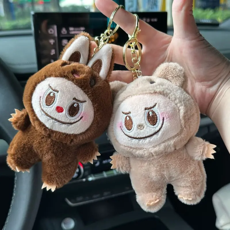 Móc Chìa Khóa Búp Bê Nhồi Bông Labubu, Mặt Dây Chuyền Túi Hoạt Hình Dễ Thương, Đồ Chơi Charm, Móc Khóa Xe Hơi, Quà Tặng Giáng Sinh Cho Bạn Bè Móc Khoá Móc Chìa Khoá Women Nữ