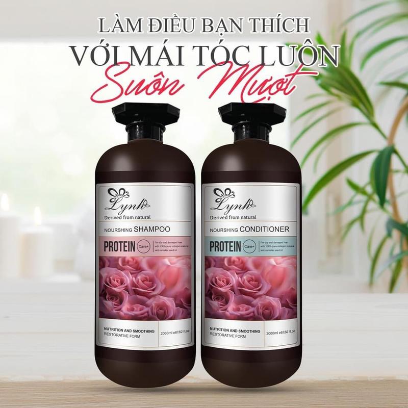 Cặp dầu gội LYNH protein dung tích 2000ml dành cho phụ nữ - Model: LYNH-001 - Women