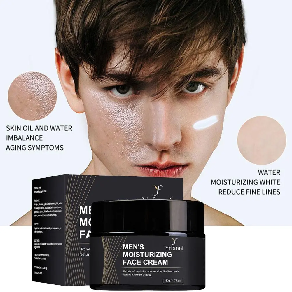 Kem Phục Hồi, Dành Cho Nam Giới, Sản Phẩm Rutin Chống Lão Hóa, Kem Dưỡng Ẩm Da Mặt, Phục Hồi, G8T4