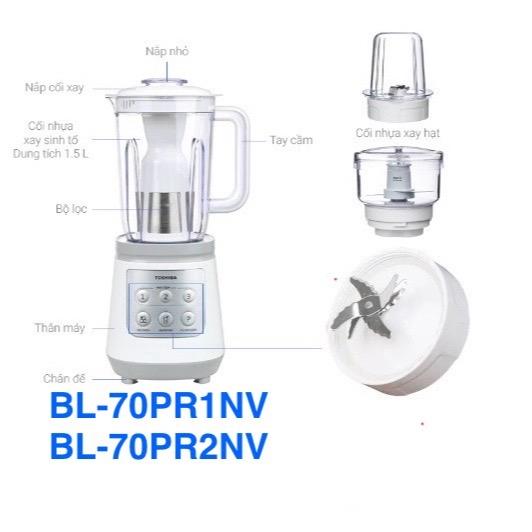 PHỤ KIỆN - Máy xay sinh tố BL-70PR1NV / BL-70PR2NV cối nhựa - đế dao - ron - nhông - vấu - đế xay khô