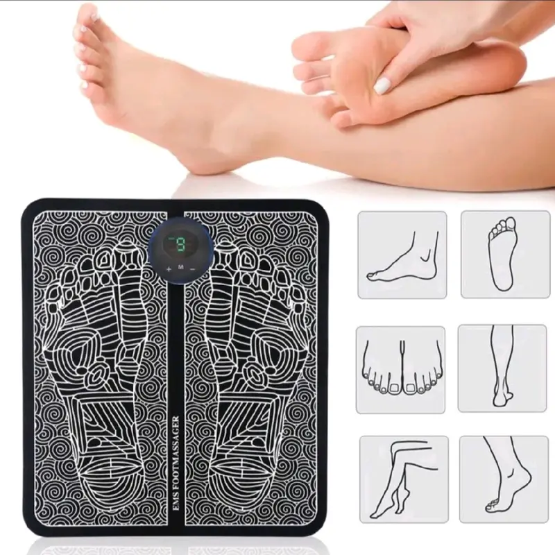 Thảm massa chân cao cấp có màn hình hiển thị giúp khí huyết lưu thông. Thảm massa chân giảm đau mỏi hiệu quả Massage Máy Massage 4