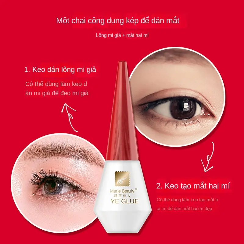 Keo Dán Mi Giả Màu Trắng Trong Suốt Đa Năng Tiện Dụng 3