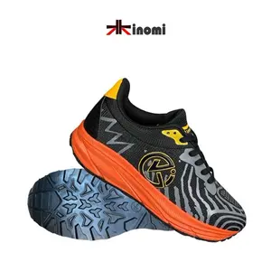 KINOMI DIGAR 500 - Sepatu Pria Wanita Trailrun Hiking Gunung Outdoor Sekolah Sporty Karet Shoes Ringan dengan Outsole Rubber Midsole Phylon dan Upper Doublemesh