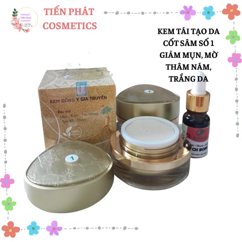 kem cốt sâm đông y tái tạo da mụn Skincare Cho Da Mụn