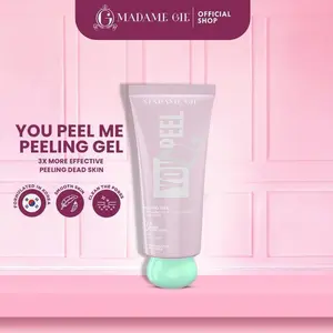 Madame Gie You Peel Me Honey Pelling Gel 100 ml - Dengan Madu Lemon & Edelweiss untuk Jerawat dan Mencerahkan Wajah