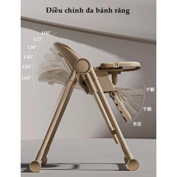 Ghế ăn dặm cao cấp đa năng,Có thể điều chỉnh độ cao, chất liệu an toàn, có thể gấp gọn, tựa lưng có thể điều chỉnh portable  high ghế  ăn Voi 4