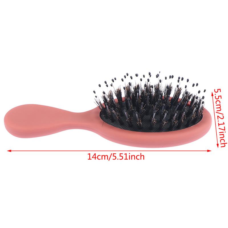 Product Introduction of Women's Hair Brush Comb Natural Boar Bristle Anti-static Hairbrush  Barber Brush 25