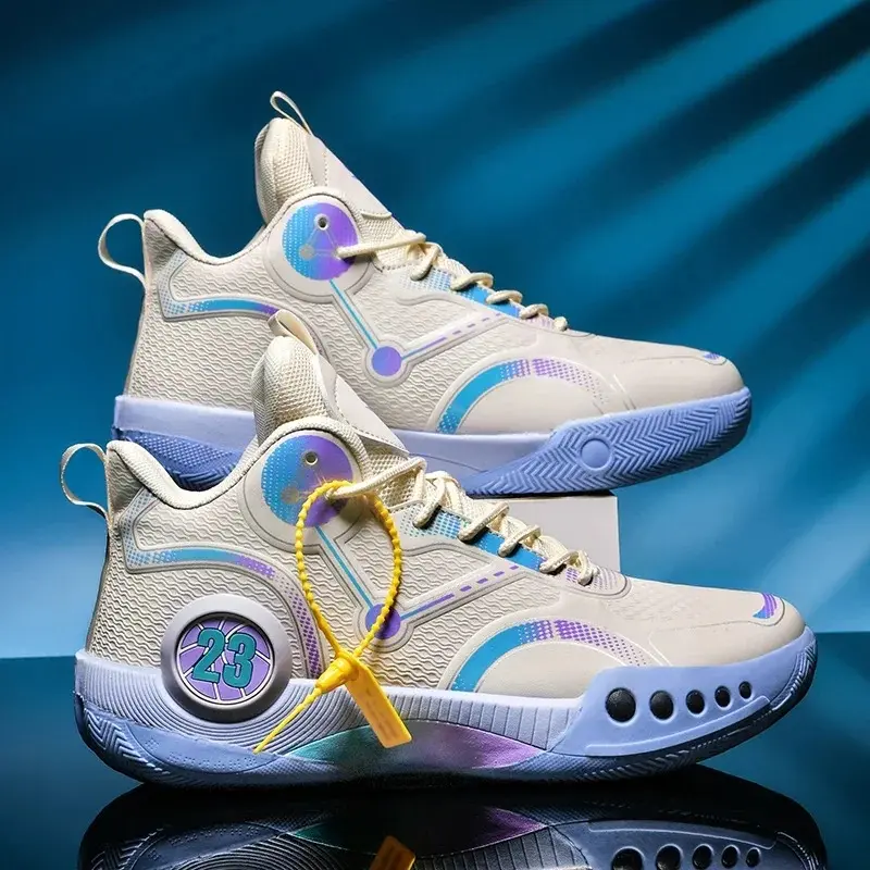 2024 New Men's Basketball Shoes Cushion Anti Slip Sports Shoes Fitness Training Shoes Male  Basket Sneakers