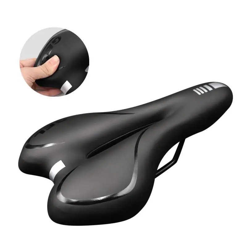 Mountain Bike Saddle, 1 Count Comfortable Bicycle Saddle, Silicone Bicycle Seat, Outdoor Cycling Accessories for Men & Women