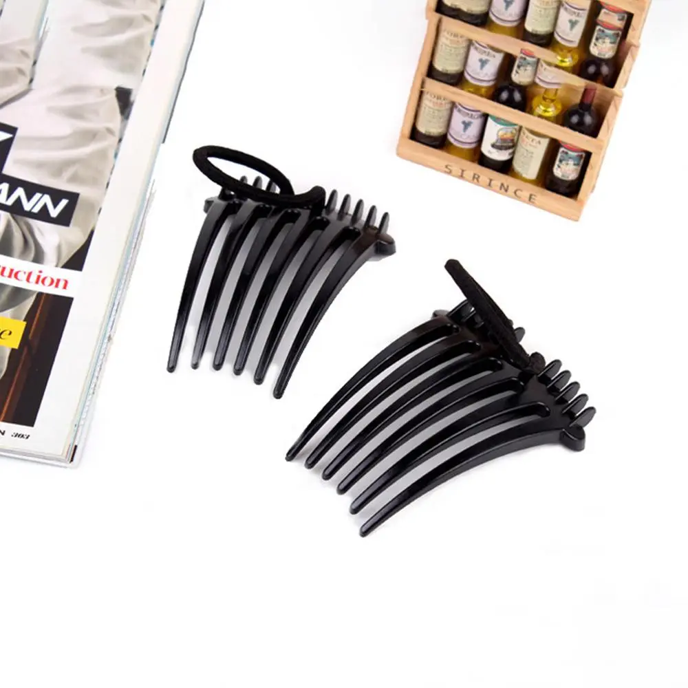 Invisible Fluffy Hair Ponytail Clip Hairband Volume Inserts Clip Comb Bandette Comb With Elastic Band