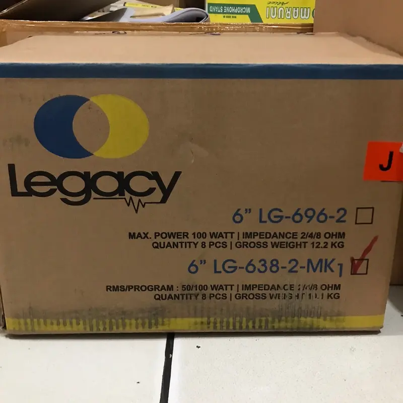 speaker subwoofer 6 inch legacy energy LG-638-2-MK1 double coil 4