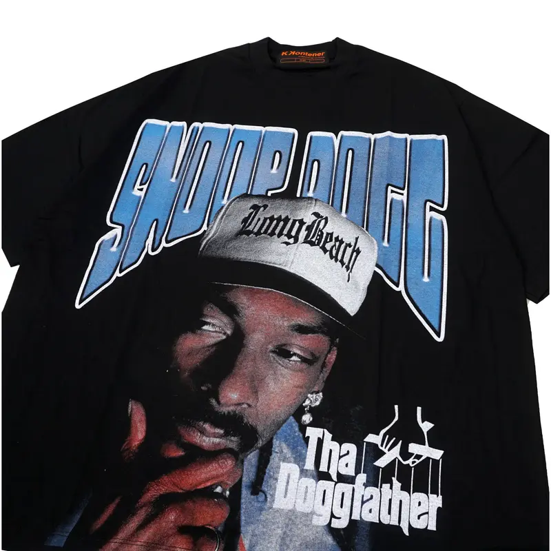 KKONTENER THE DOG FATHER OVERSIZE TSHIRT BLACK 1