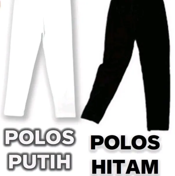 LEGGING LEGING HITAM DAN PUTIH POLOS CALLYSTA ANAK 1 - 10 TAHUN