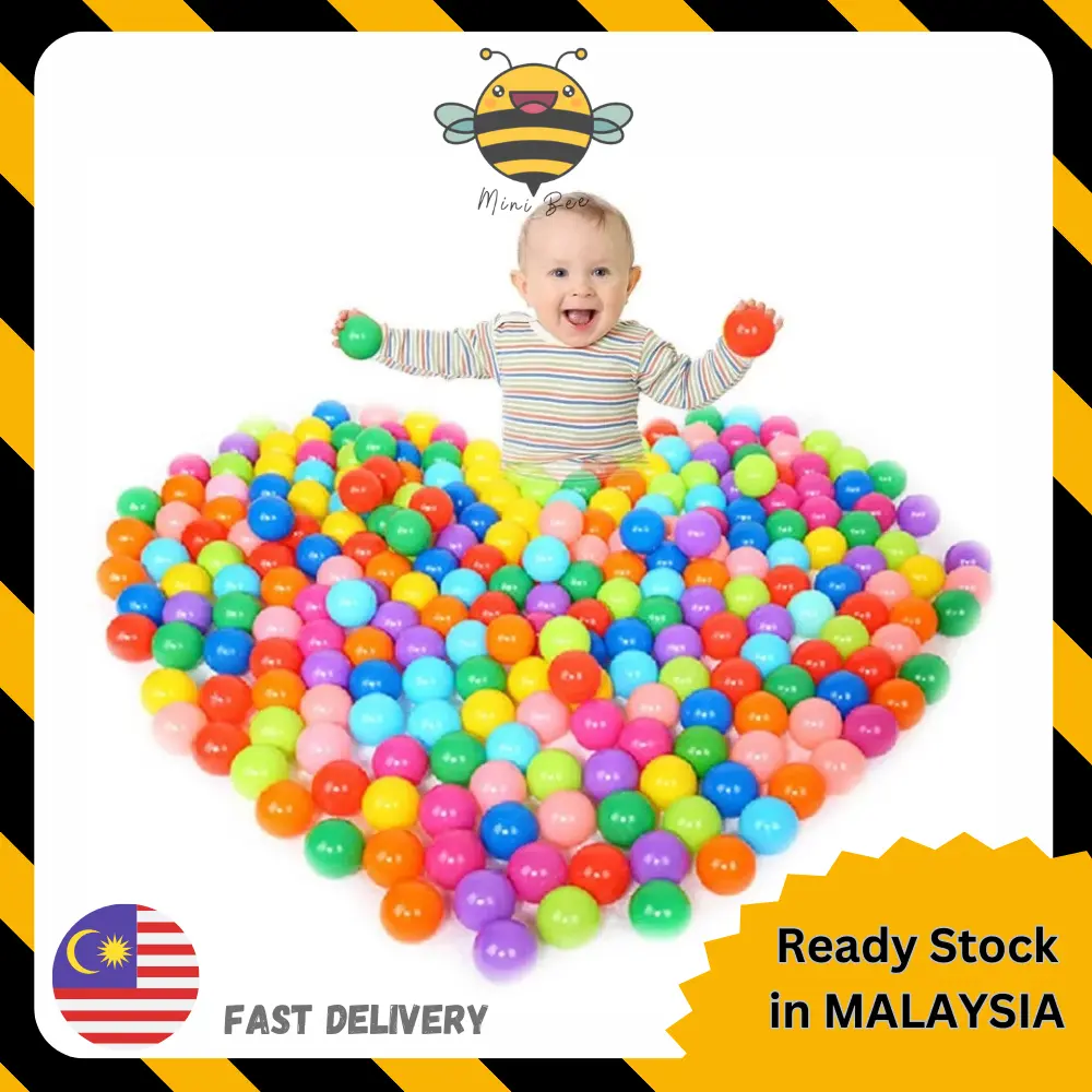 20 pcs / 50 Pcs / 100 Pcs Colorful Soft Plastic Ocean Fun Balls For Baby Kids 5.5cm