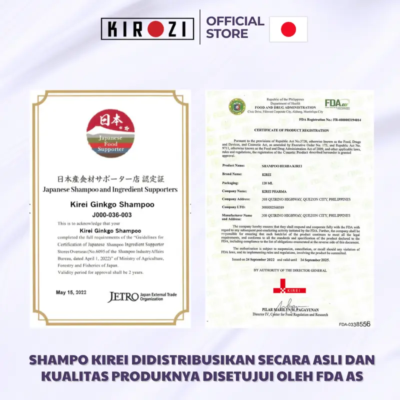 BELI 3 Shampoo anti ketombe, jamur KIROZI Japan, membersihkan ketombe, mencegah ketombe dan jamur datang kembali 4