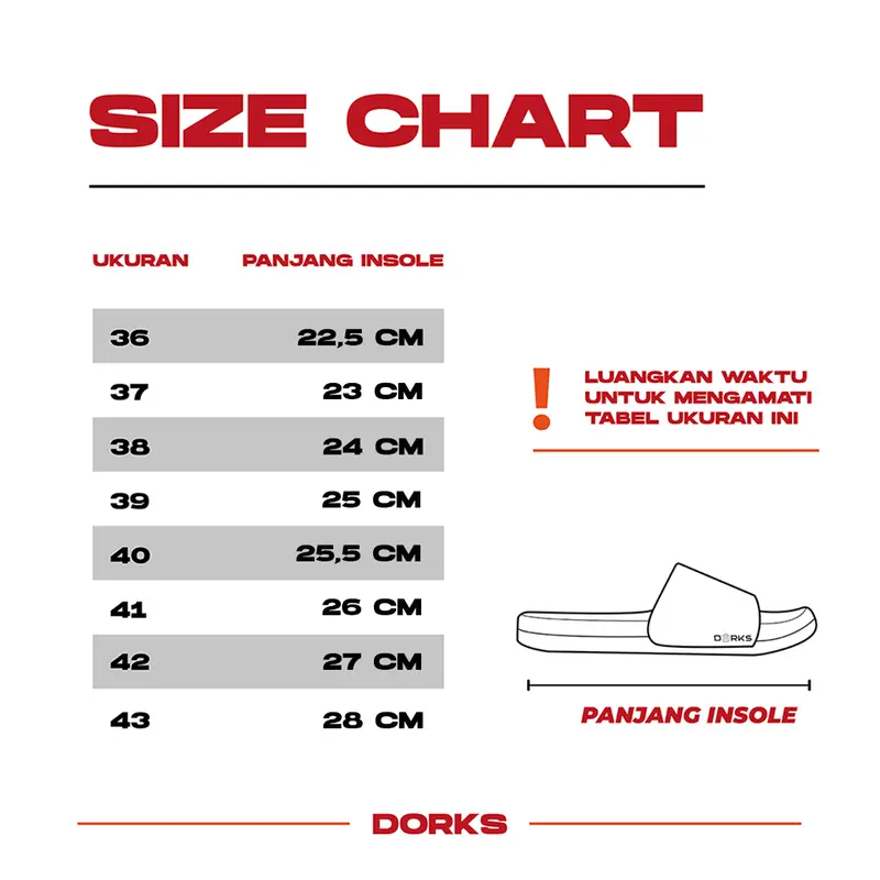 Dorks Sandal Slide Blue Set - Sandal Slop Casual Pria Wanita Original 6
