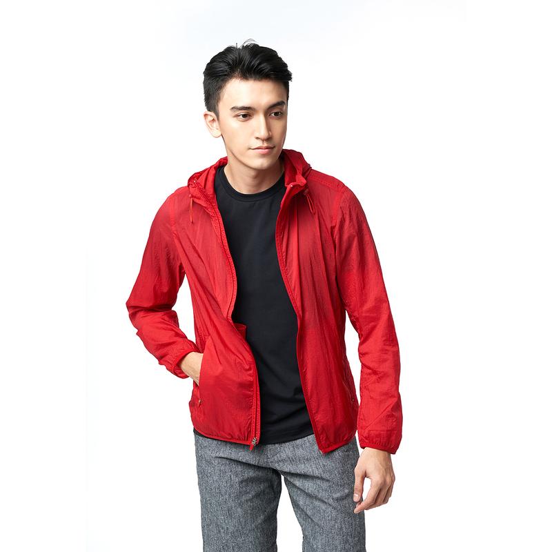 NINOMAXX Áo khoác dù chống nắng UV siêu nhẹ Nam tay dài Menswear Jacket 2110002