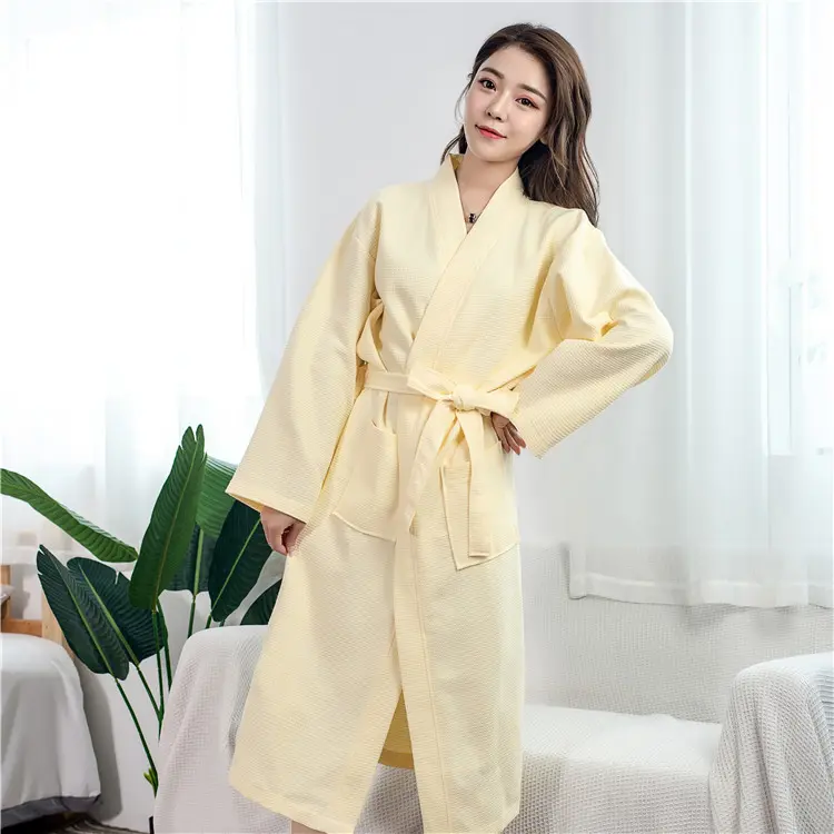 Combo deluxe ( 1 Áo choàng tắm + 1 khăn gội đầu ) Lotustowel , Chất liệu cotton tự nhiên dày dặn, thấm hút, sang trọng 3