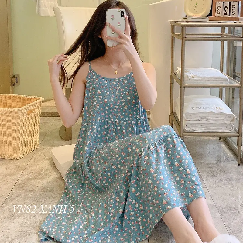 VÁY LANH SĂN Hàng Giao Luôn MẶC NHÀ ĐẦM MẶC NHÀ VN82