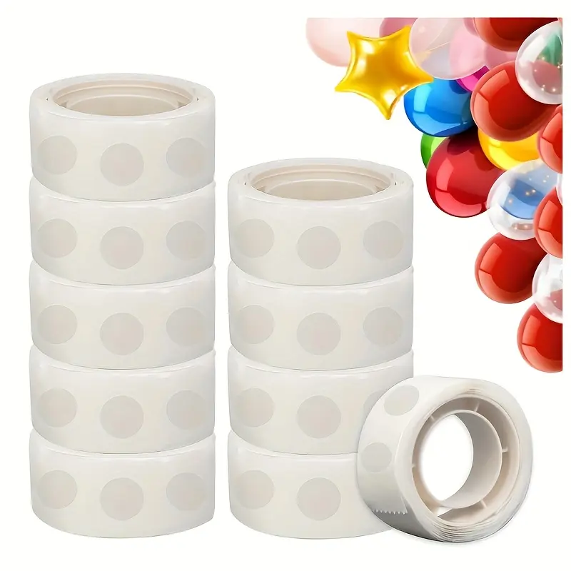100pcs/roll Balloon Glue Dots Double Sided Ceiling Adhesive Sticky Dot Tapes Points For Birthdays Wedding Christmas Parties