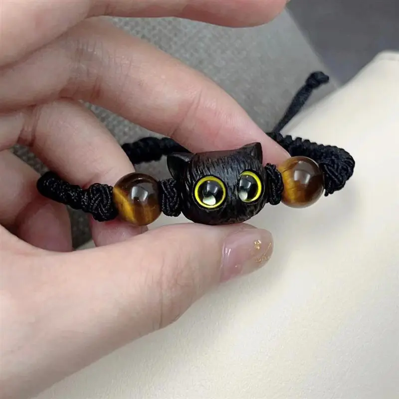 [Yybooklu]COD New Chinese Style Cat Woven Rope Cute Couple Bracelet Niche Design Gift 4